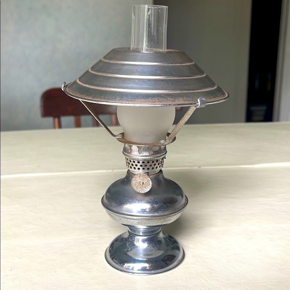 Elegant #Silver Oil Lantern Lamp
